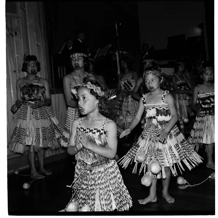 Concert in local hall for Festival of the Arts, Ngaruawahia; Portraits of participating singers