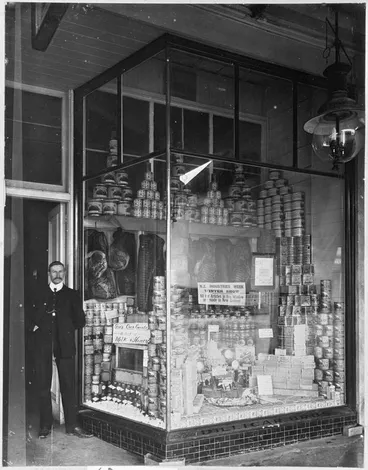 Image: Dillicar Bros General Providers store front window