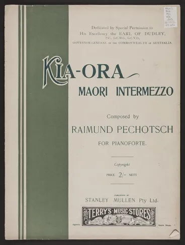 Image: Kia-ora Māori intermezzo / composed by Raimund Pechotsch.