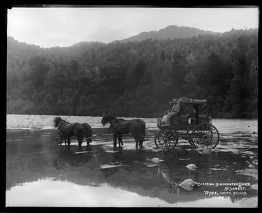 Image: Crossing Blackwater River at Sunset.