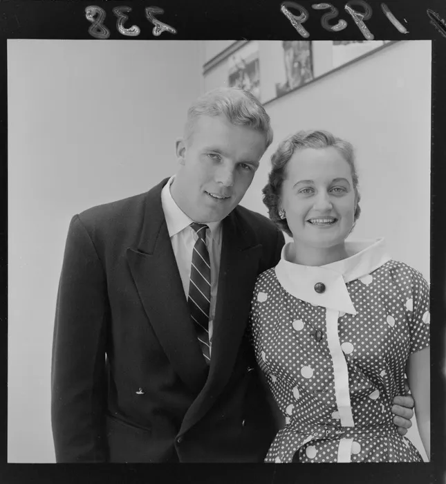 Peter Dickie and Clemency Mirams on their engagement