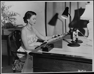 Image: The Royal Christmas message, broadcast from Government House, Auckland