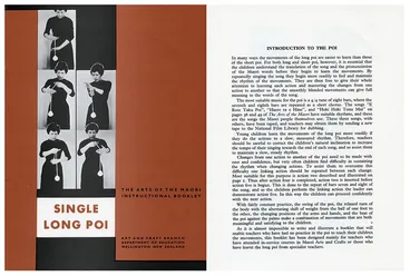 Department of Education brochure on Single Long Poi Image: Department of Education brochure on Single Long Poi