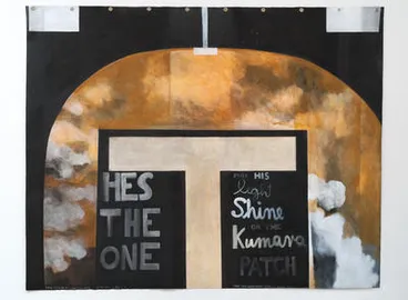 Image: May His light shine (Tau Cross)