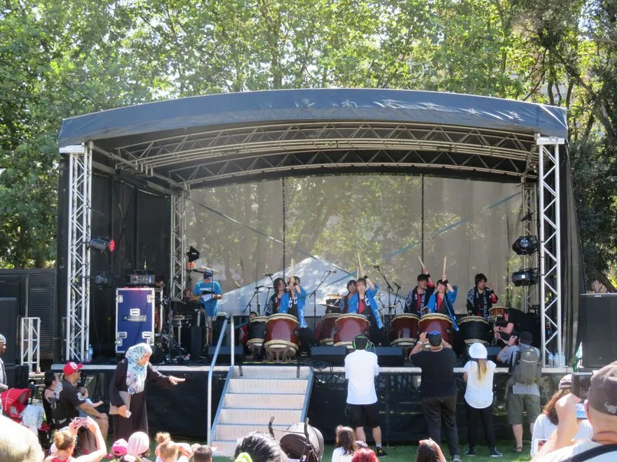 Japanese Drum Ensemble at the Festival of Cultures