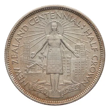 Image: New Zealand Centennial Half-Crown