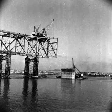Image: Pier one under construction.