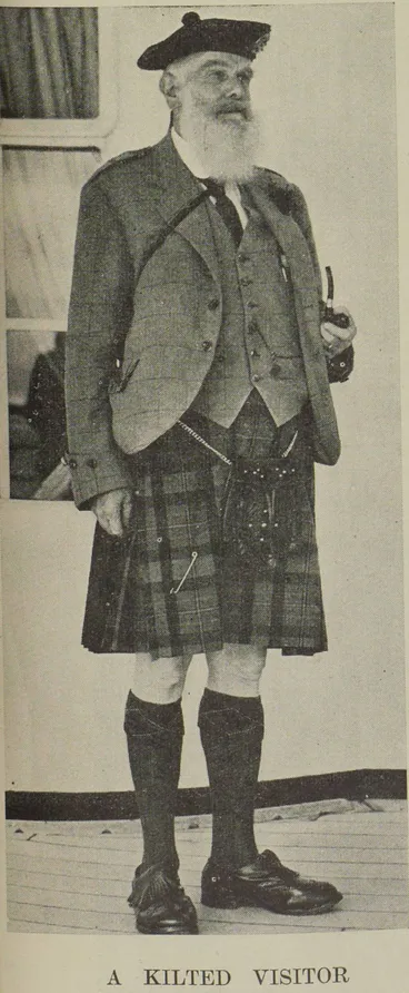 Mr. S. Tinsley, a life member of the Kilt Society Image: Mr. S. Tinsley, a life member of the Kilt Society