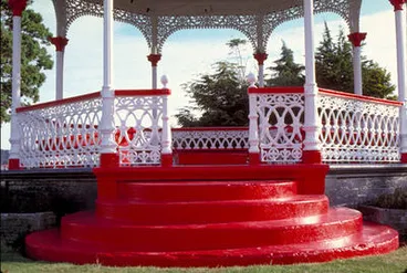 Steps Of The Band Rotunda, Government Gardens, Rotorua. Image: Steps Of The Band Rotunda, Government Gardens, Rotorua.