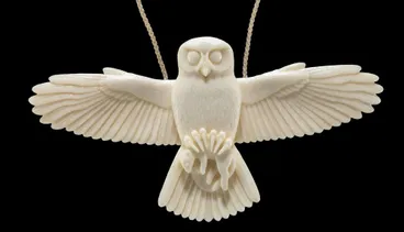 Image: Morepork necklace