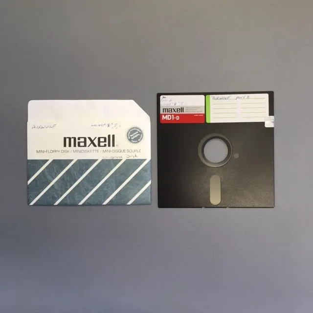 Floppy Disk Game for Commodore 64: "Airwolf"