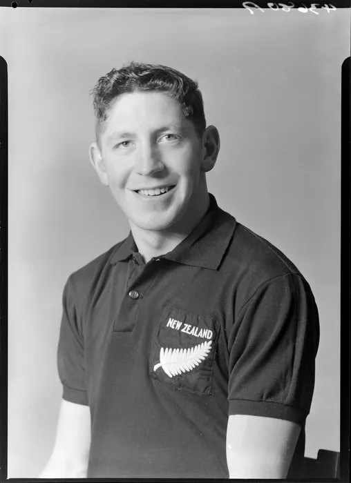 Peter Byers, member of New Zealand Olympic hockey team, Tokyo, 1964