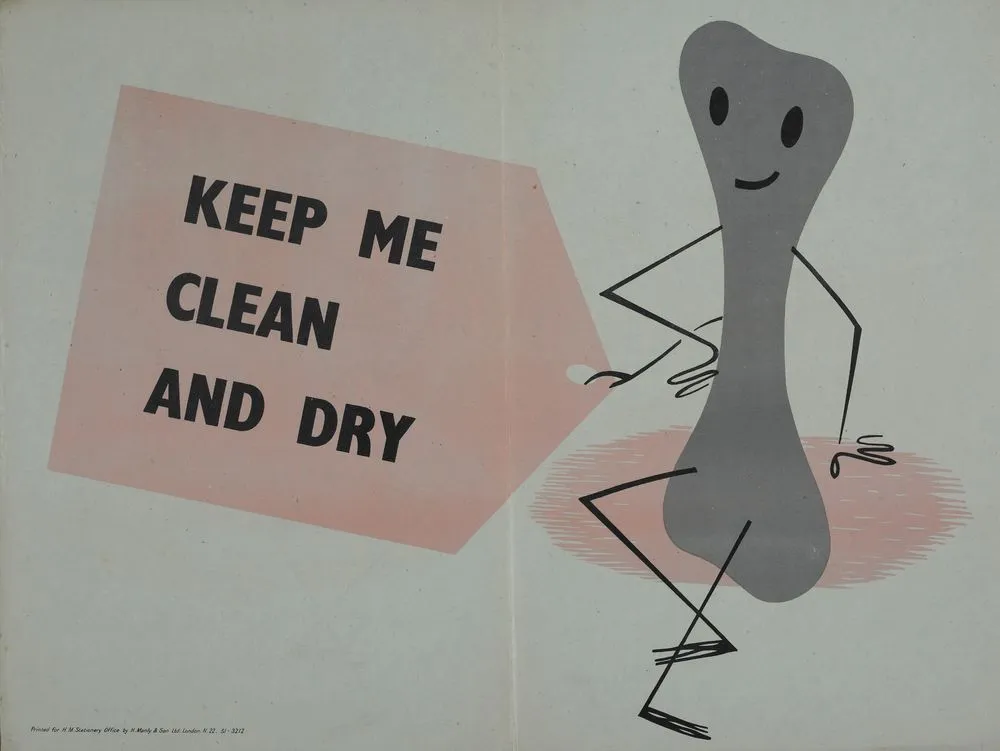 Poster, 'Keep me clean and dry'