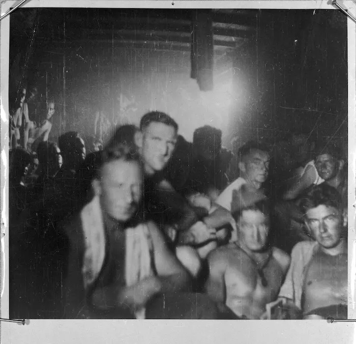 Prisoners of war, evacuation from Italy to Germany in a cattle truck