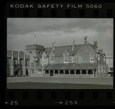 Image: Negative: Christ's College