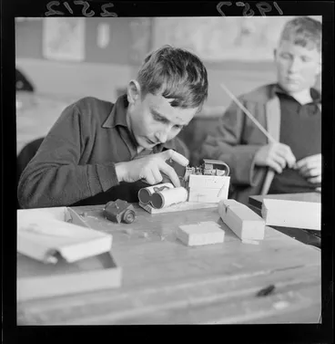 Image: Manual training class, South Wellington Intermediate School