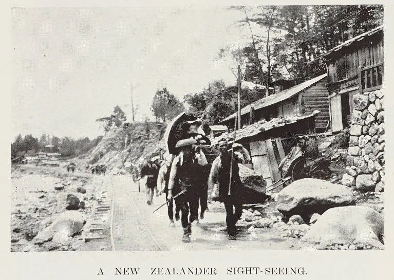 A New Zealander sight-seeing in Japan