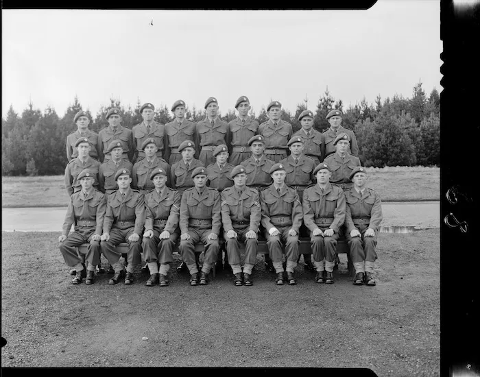 New Zealand Army SAS 4 Troop group photograph