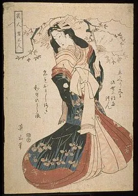 Bijin waka sannin (Three Young Beauties)