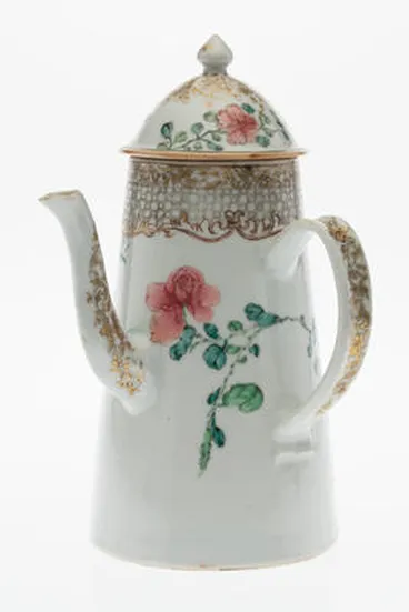 Image: coffee pot and cover