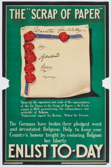 Image: Poster, 'The "Scrap of Paper"'