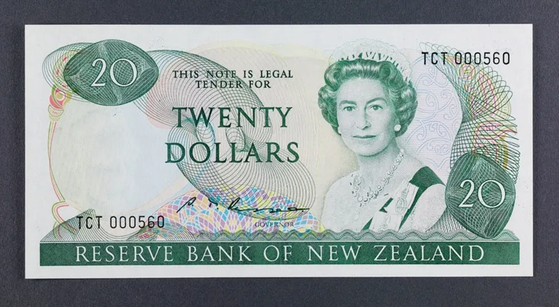 Reserve Bank of New Zealand 1981 Twenty Dollars Fourth Series
