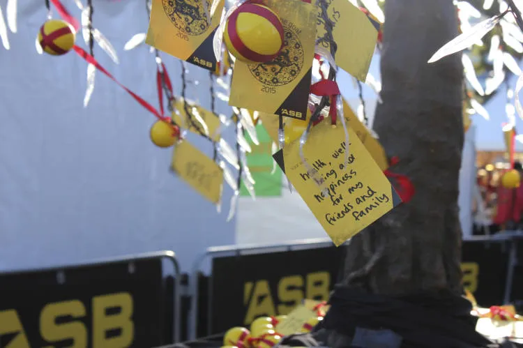 ASB wishing tree, Auckland Lantern Festival.