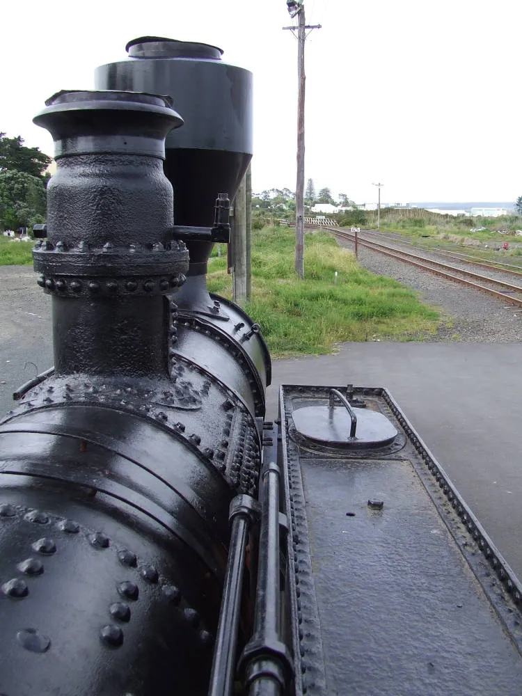 Steam locomotive, Helensville, 2006