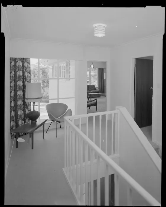House interior, staircase and landing