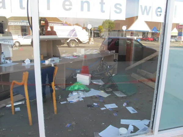 Damaged ProMed Doctors premises, Edgeware Road