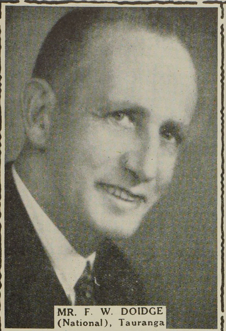 Mr. F. W. Doidge (National), Tauranga