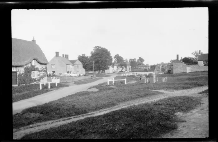 Village roads and cottages, Buckinghamshire, United Kingdom