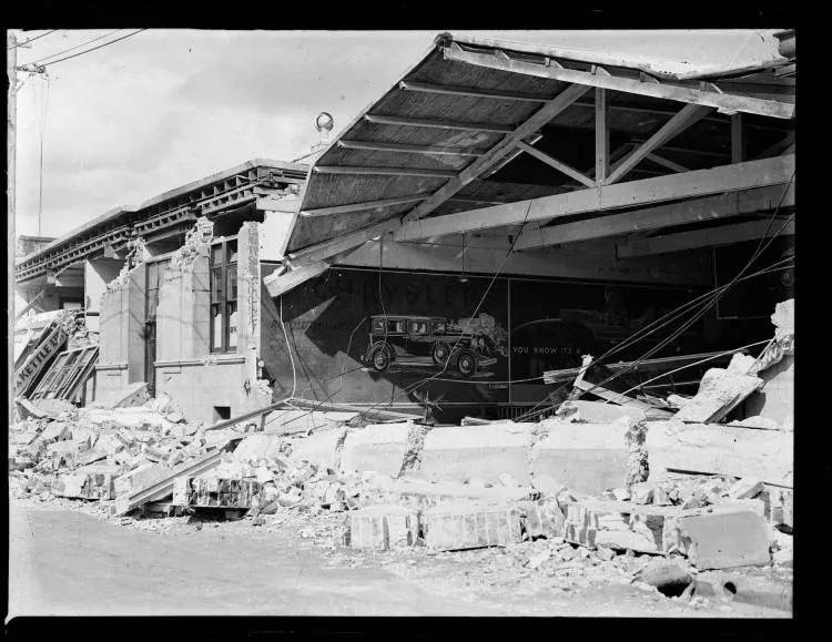 Napier Earthquake, 1931