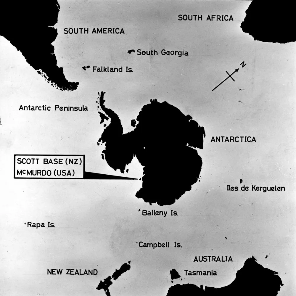 Map of Antarctica