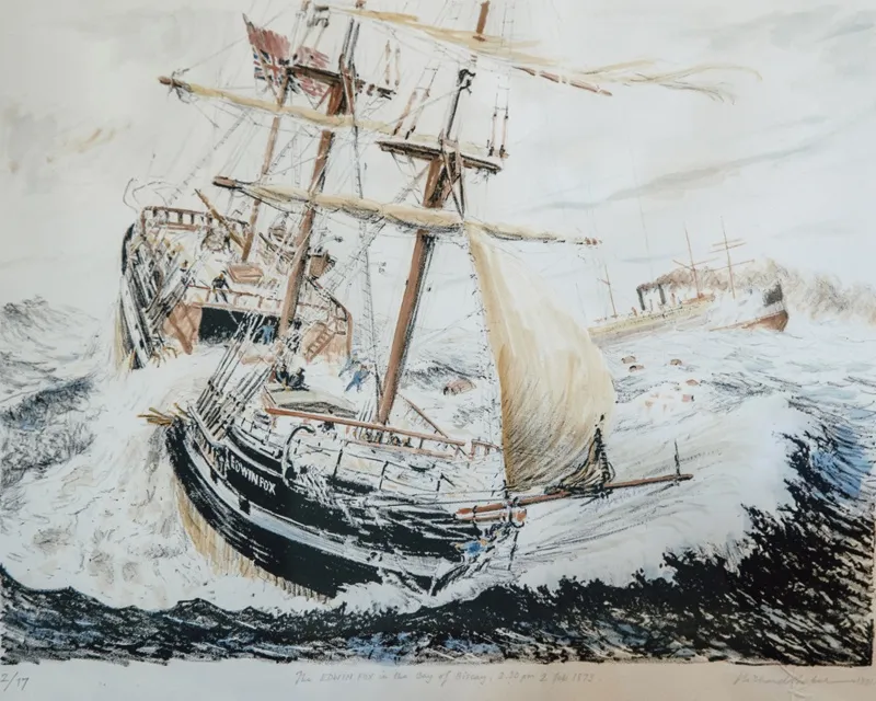 Edwin Fox in the Bay of Biscay