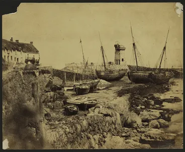 Image: Harbour at Lynmouth, Devon, England