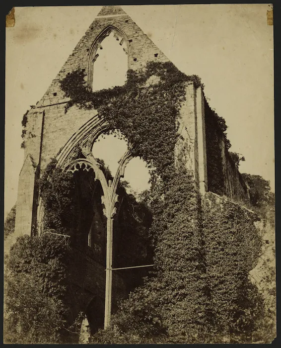 East wall of Tintern Abbey, Tintern, Wales