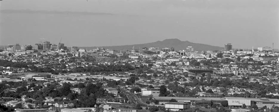 Auckland from Mount Albert, 1989