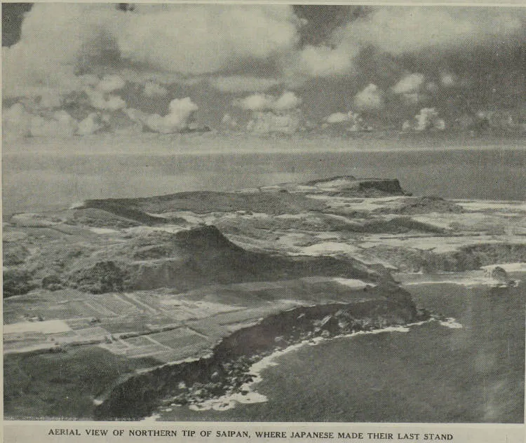 The American invasion of Saipan