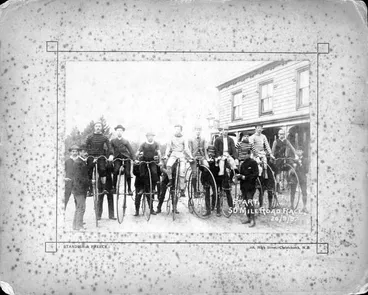 Club road race, 1887 Image: Club road race, 1887