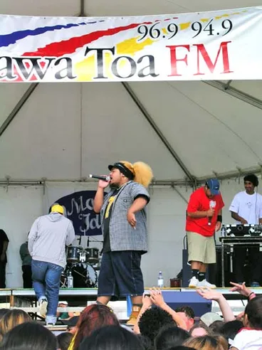 Image: Hip hop band Nesian Mystik