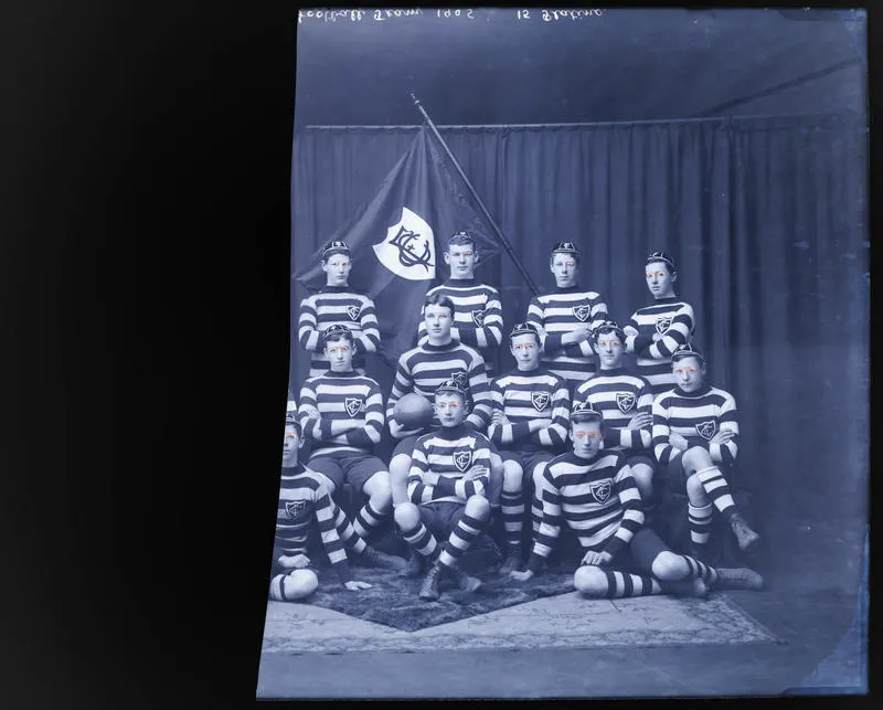 Glass Plate Negative: Glass Plate Negative: Christ College group