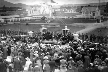 Photograph: Martinborough Memorial Gates - World War One