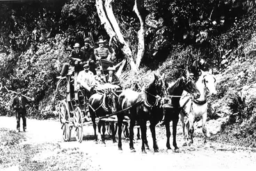 Image: Midland Coach Otira Gorge, 1895