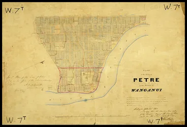 Image: Plan of the Town of Petre, 1850