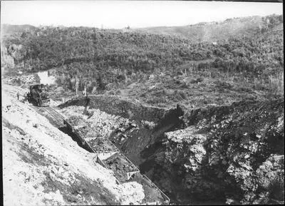Ballast train, Kaikohe railway.