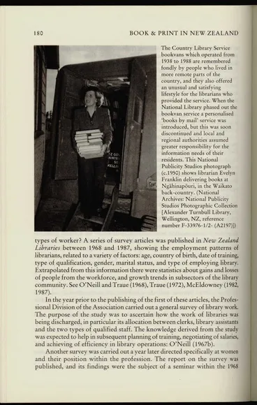 Image: The Country Library Service bookvans which operated from 1938 to 1988 are remembered fondly by people who lived in more remote parts of the country, and they also offered an unusual and satisfying lifestyle for the librarians who provided the service. ...