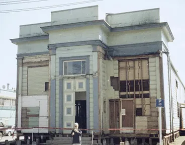 Image: No. 1 Cook Street undergoing renovation