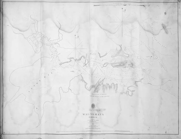 Chart of the Waitematā Harbour, 1840