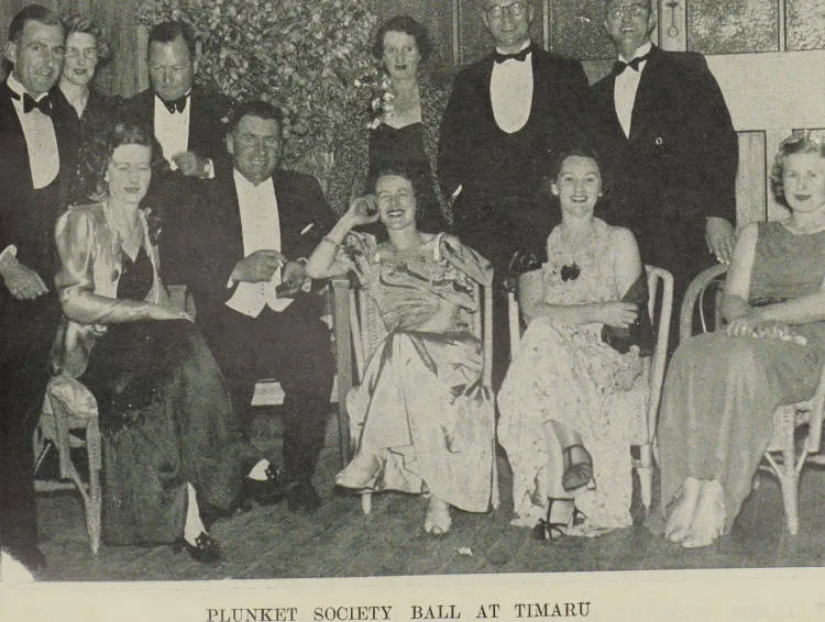 Plunket Society ball at Timaru